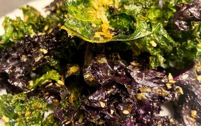 Recette de chips de chou kale à la noix de coco